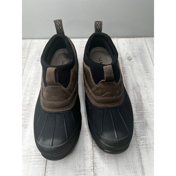 L.L.Bean TEK 2.5 Storm Chaser Mens Waterproof Duck Brown Leather Slip-on 9.5 M - Picture 11 of 11